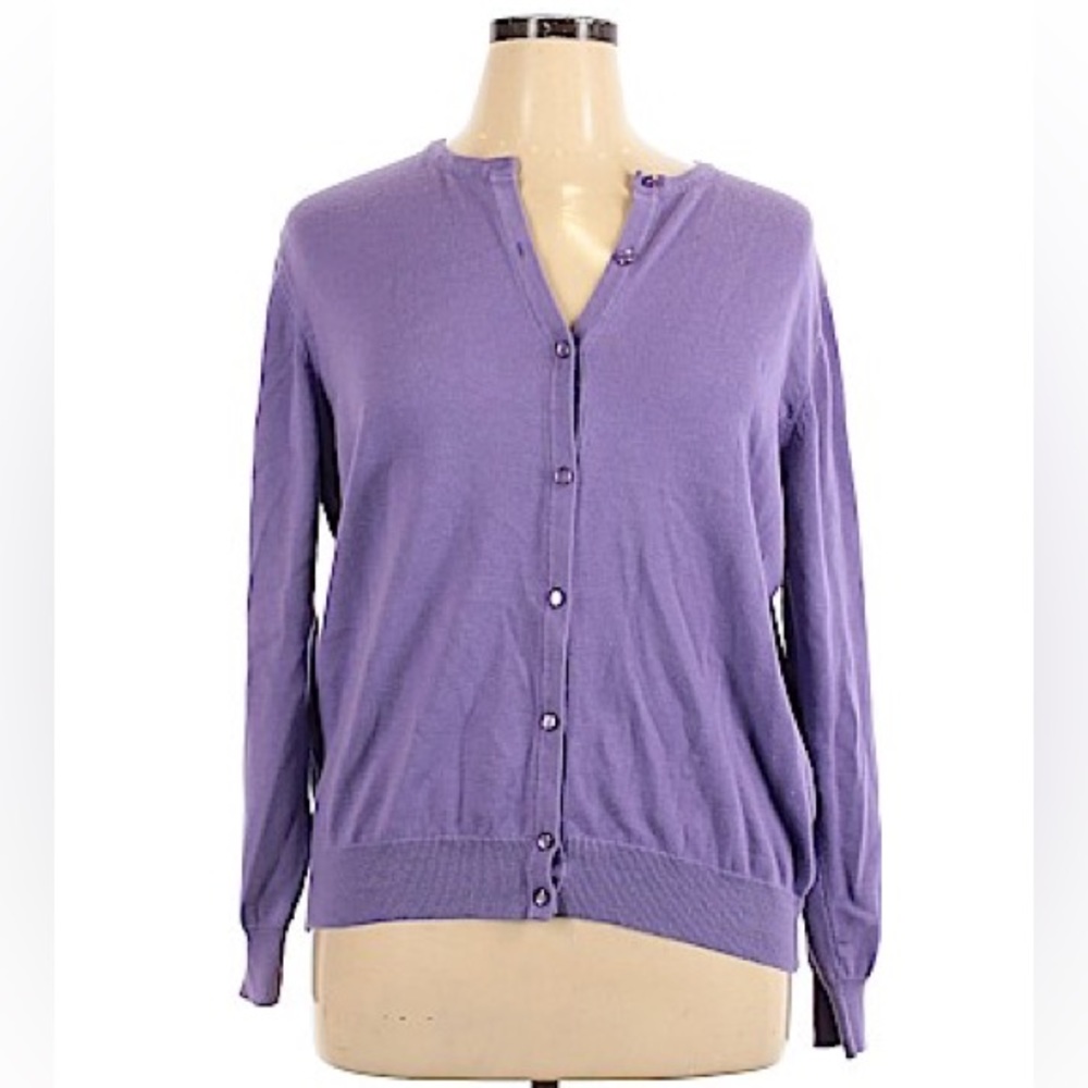 Purple Cardigan XL